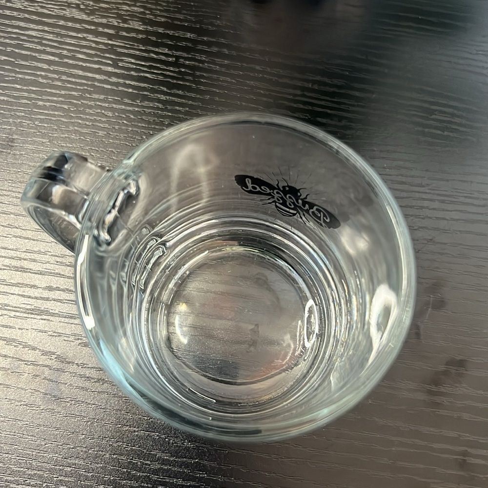 Clear Glass "Buzzed Mug" - Picture 3 of 3